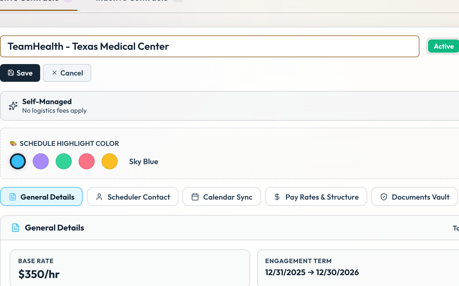 Contracts Portal Feature Preview