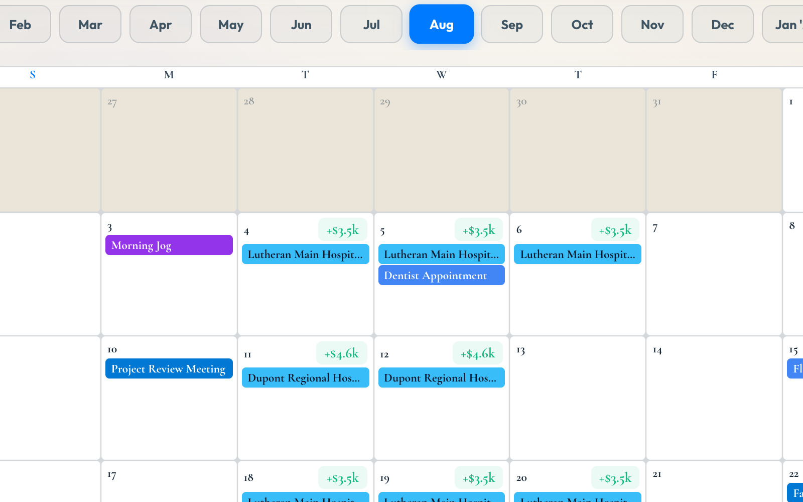 Schedules Portal Feature Preview